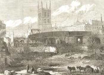 Railway Approach, Borough, 1863