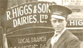 Dairy Cart, Higgs & Son, Queens Road, Peckham, Southwark, c.1920