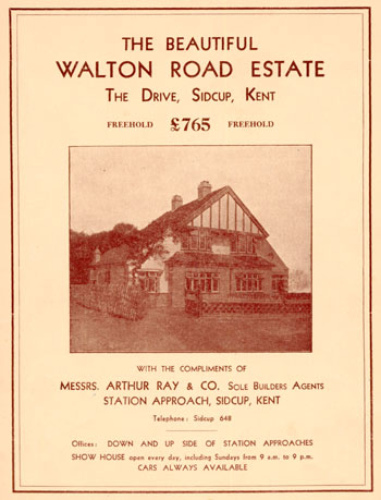 Arthur Ray & Co Brochure, Sidcup, c. 1930 