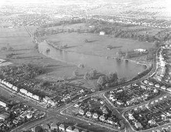 Ariel View of Danson Park, Welling, 1965