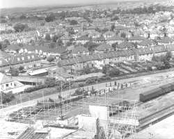 West of Bromley North Station, Bromley, 1967