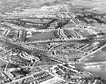 Aerial View of Chelsfield, Bromley, 1955 