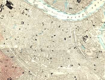 Map of Bermondsey, 1894