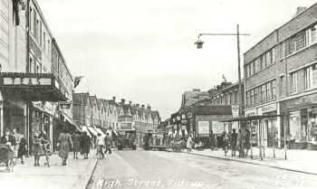 High Street, Sidcup, 1954