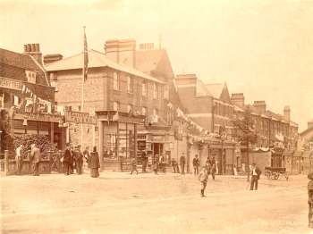 Chislehurst West (now High Street), Chislehurst, 1897