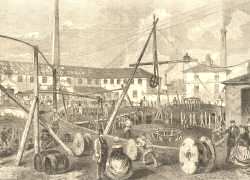 Telegraph Cable Works, Greenwich Peninsula, 1857