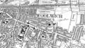 Map of Abbey Wood, Woolwich, Plumstead and Surrounding Areas, 1920