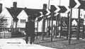 Well Hall Roundabout from Rochester Way, Eltham, c. 1980